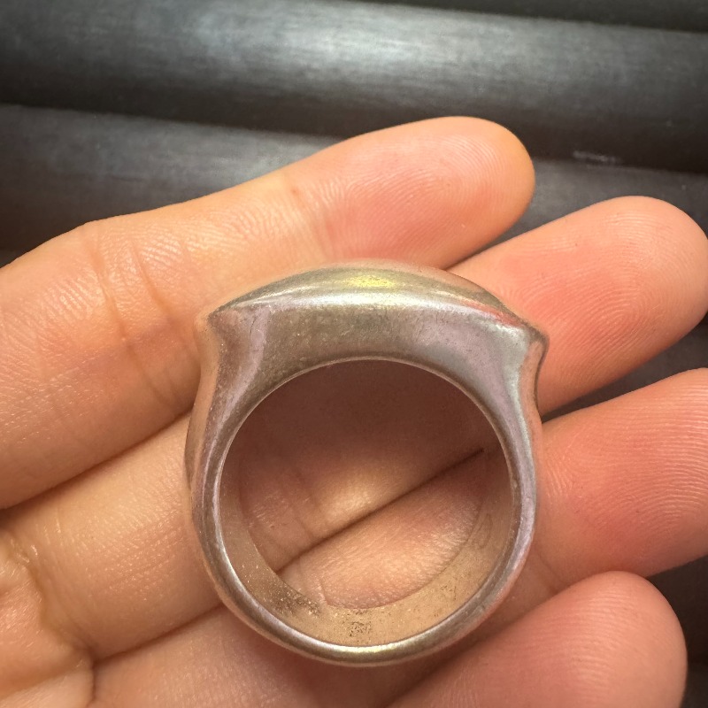 แหวนนิ้วโป้งเงินทิเบตโบราณ ของ - Vintage Collectible Jewelry บทวิจารณ์และราคา