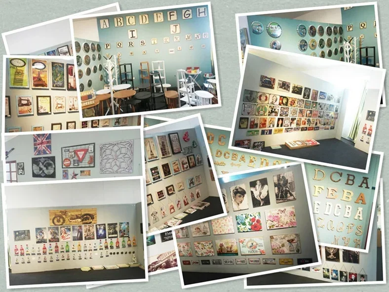 ป้ายโลหะลายโปสเตอร์เรโทรสไตล์ว - Vintage Collectible Posters บทวิจารณ์และราคา