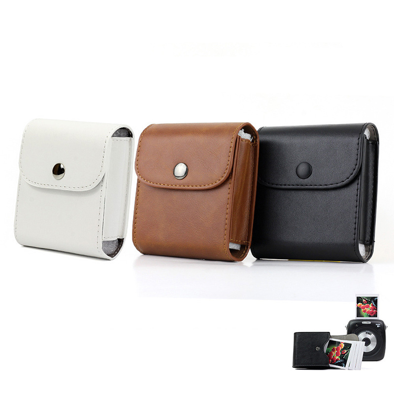 PU หนังกระเป๋าเก็บภาพสําหรับ F - Instant Film Pack บทวิจารณ์และราคา