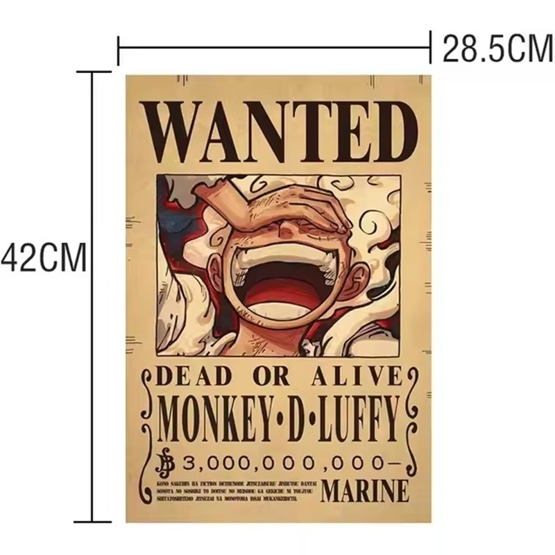 อะนิเมะวันพีซ โปสเตอร์ประกาศจั - Vintage Collectible Posters บทวิจารณ์และราคา