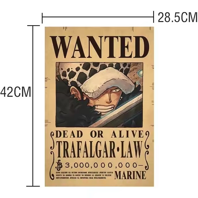 อะนิเมะวันพีซ โปสเตอร์ประกาศจั - Vintage Collectible Posters บทวิจารณ์และราคา
