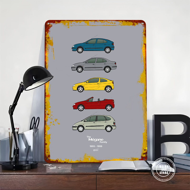 รถสปอร์ตเมแกนคอลเลกชัน 1995-19 - Vintage Collectible Posters บทวิจารณ์และราคา
